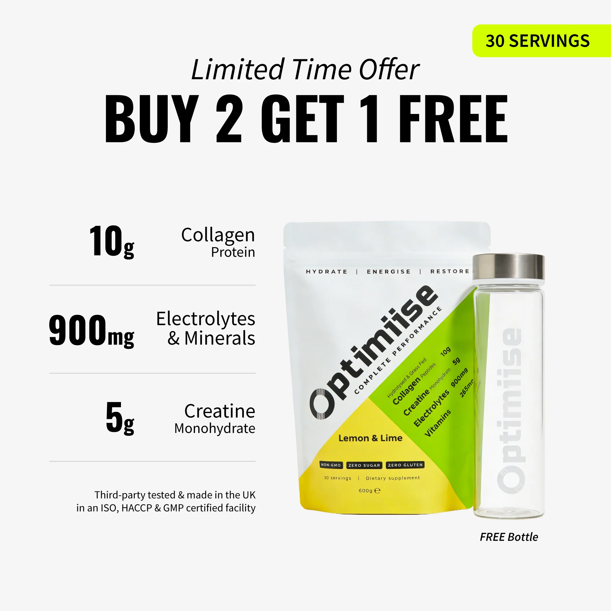 Optimiise All-in-1 Performance & Wellness Drink